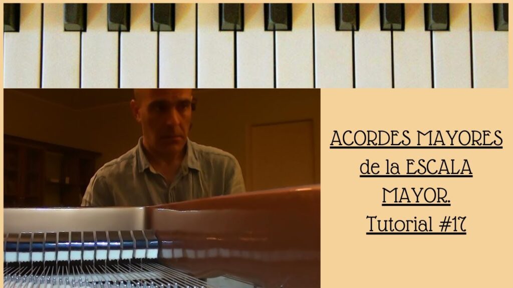 acordes mayores con séptima mayor piano en tutorial