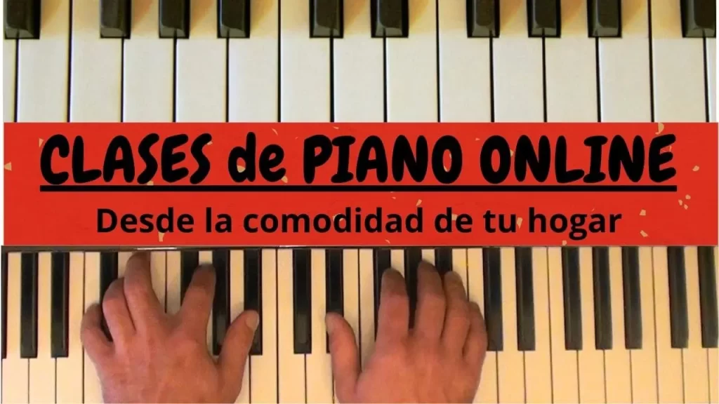 Clases de piano online virtual para aprender a tocar piano desde la comodidad de tu hogar.