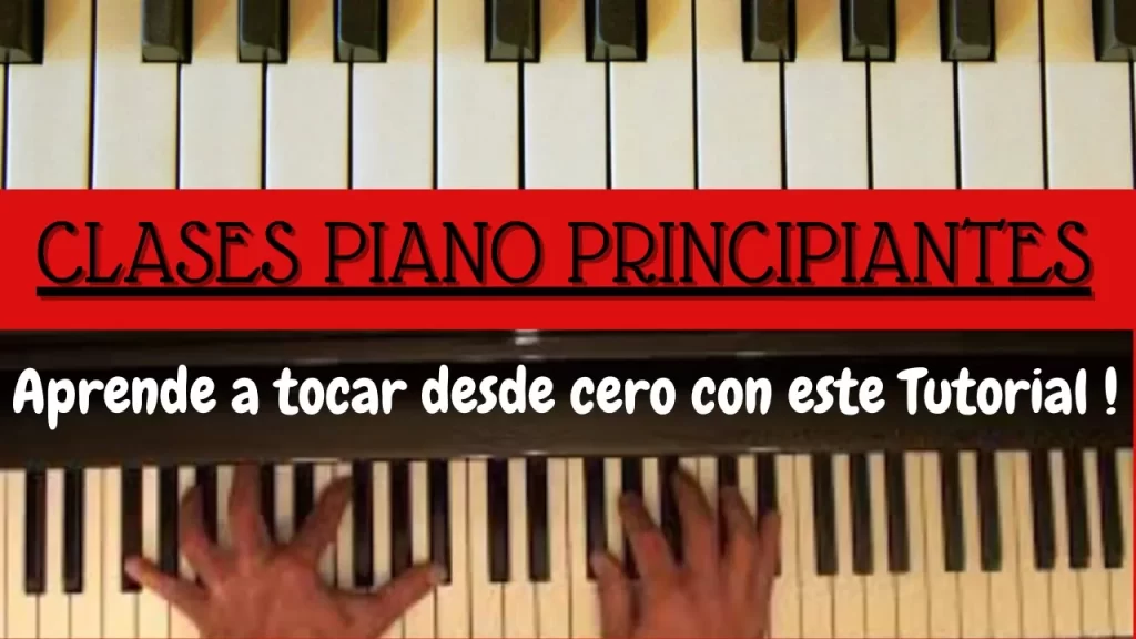 Clases de piano para pricipiantes en Lecciones de Piano