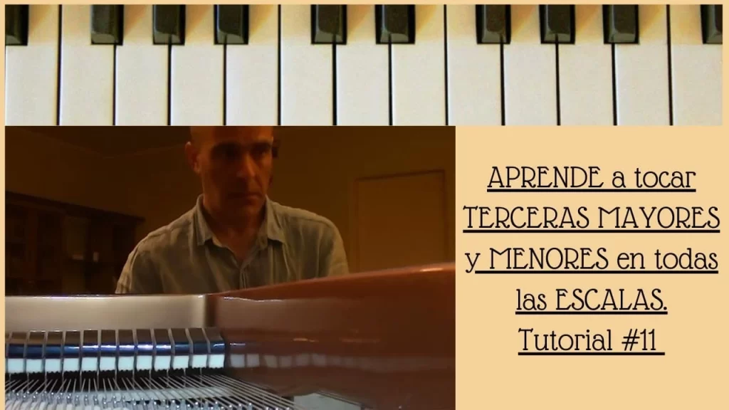 terceras piano en tutorial