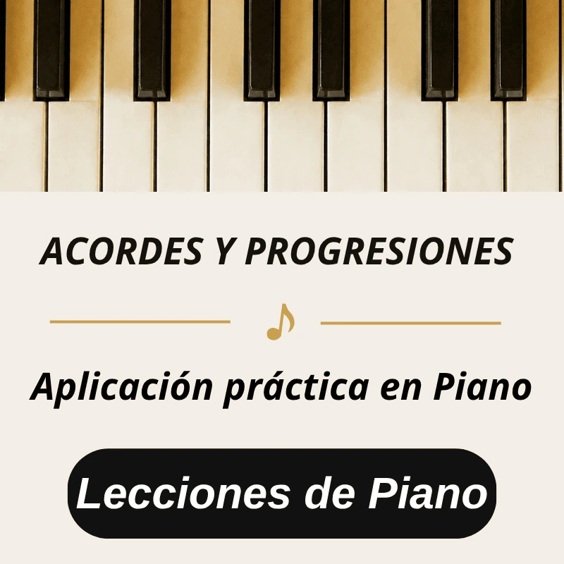 acordes y progresiones en piano