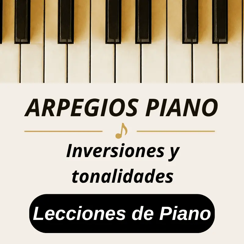 ARPEGIOS PIANO mayores y menores de las Escalas Mayores