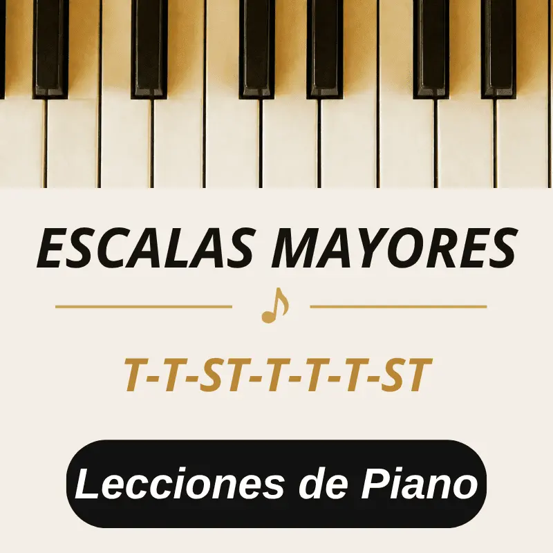 escalas mayores para piano