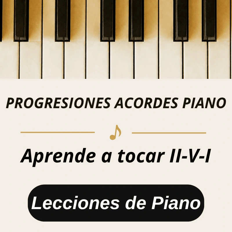 progresiones de acordes piano
